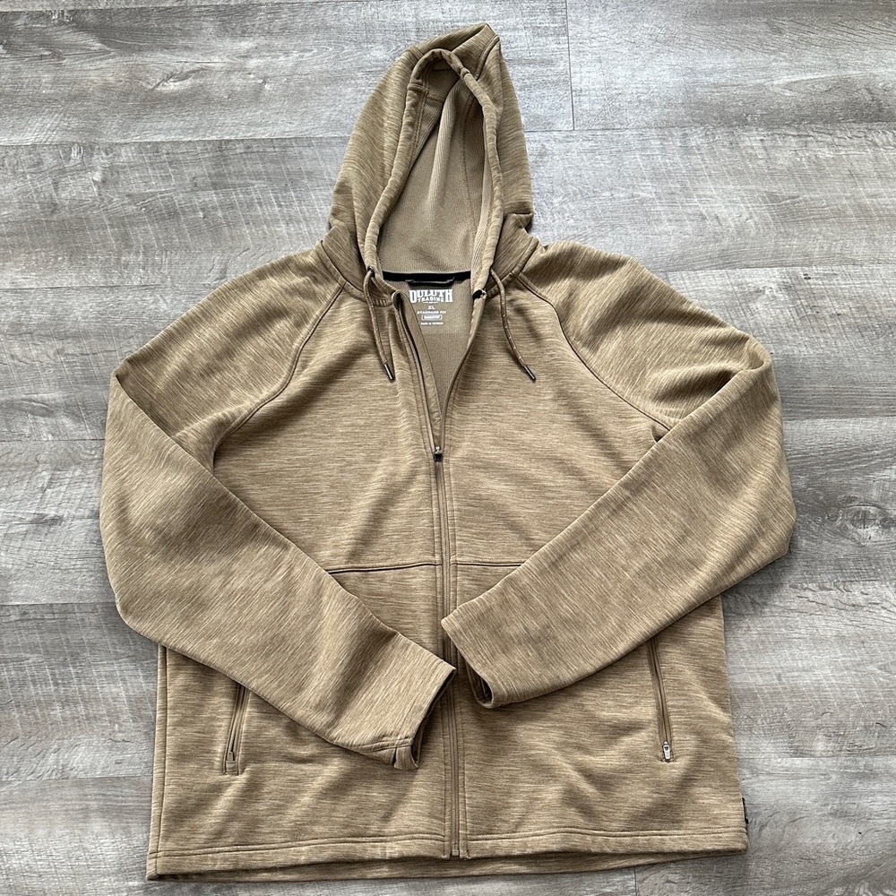 Universal Thread Men's Beige Zip-Up Sweatshirt